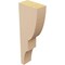 Ekena Millwork 2"W x 4"D x 12"H Thin Ridgewood Rough Cedar Woodgrain TimberThane Corbel, Primed Tan CORUR02X04X12RIDRCPR - alternate 4